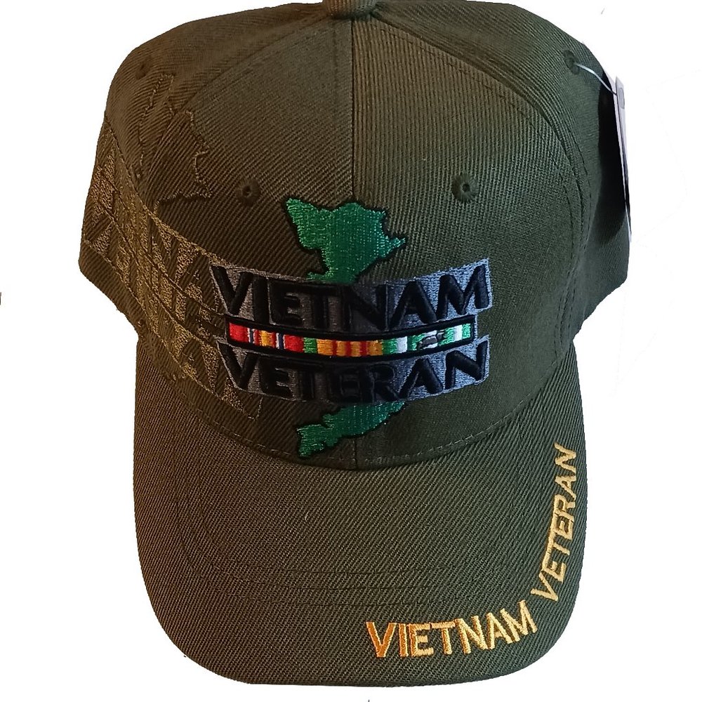 Vietnam Veteran Hat With Map
